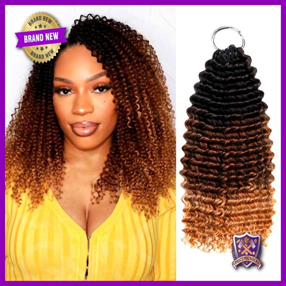 14 Inch Human Hair Extensions, Pre Looped Crochet Feather Style